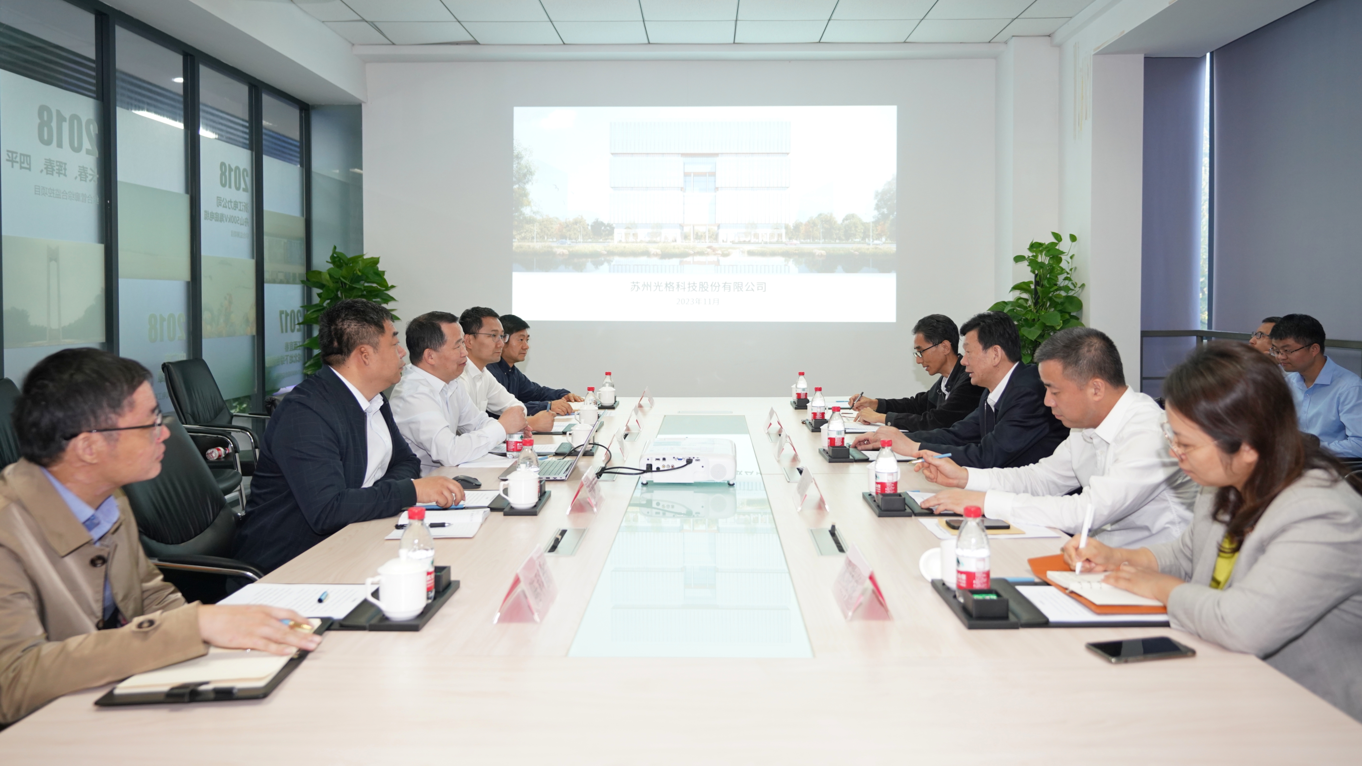 苏州市委常委、园区党工委书记沈觅一行走访调研九州酷游科技